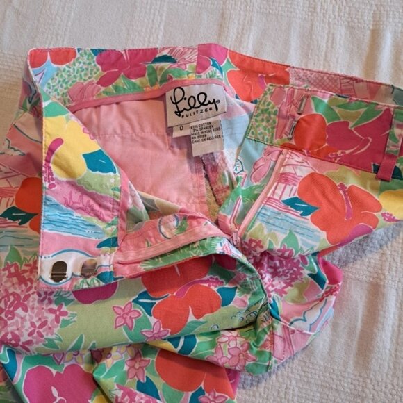 Lilly Pulitzer women's White Label size 0 capri pants - Picture 5 of 5